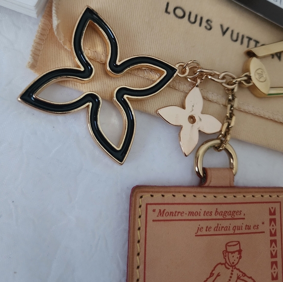 Auth Louis Vuitton Portocle VVN Key Ring Charm - Picture 6 of 13